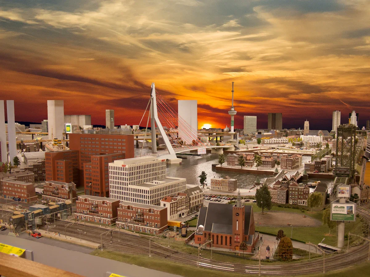 Miniworld Rotterdam in miniatuur